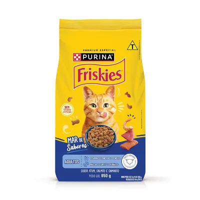 Ração Friskies Gatos Adultos Mar de Sabores
