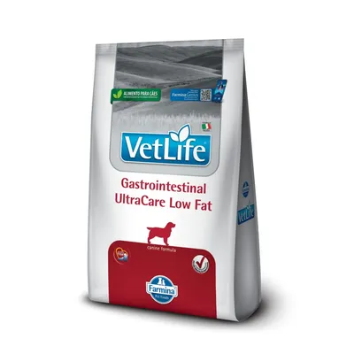 Ração Vet Life Gastrointestinal UltraCare Low Fat para Cães Adultos