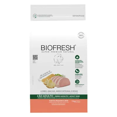 Ração Biofresh Cães Adultos Raças Minis e Pequenas Lombo e Abacaxi
