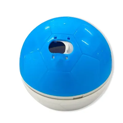 Brinquedo Comedouro Amicus Crazy Ball Azul e Branca