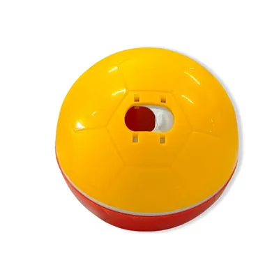 Brinquedo Comedouro Crazy Ball Amicus Vermelho e Amarelo