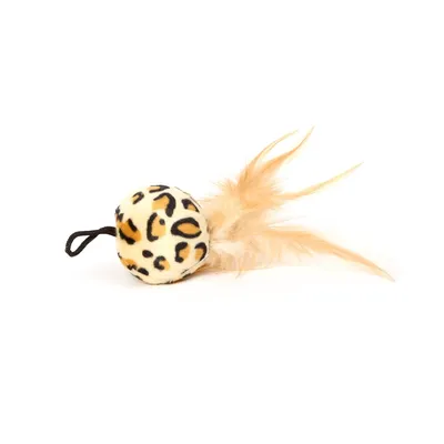 Brinquedo Pelúcia Bola Leopardo Flicks
