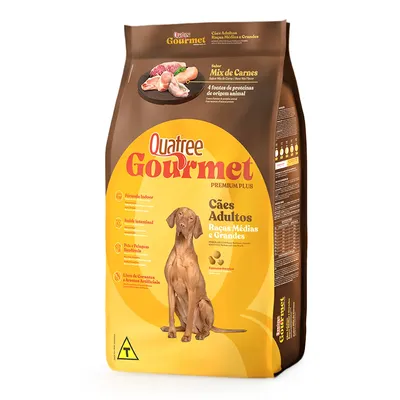 Ração Quatree Gourmet Cães Adultos Raças Médias e Grandes