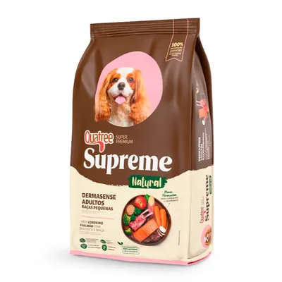 Ração Quatree Supreme Dermasense Cães Adultos Raças Pequenas