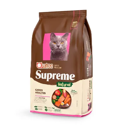 Ração Quatree Supreme Gatos Adultos Salmão
