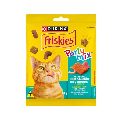 Petisco Friskies Party Mix Salmão