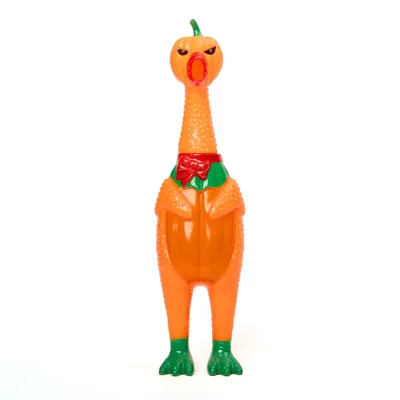 Brinquedo Halloween Monstrinho Vinil Laranja Savana