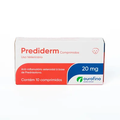 Prediderm 20mg Anti-inflamatório para Cães