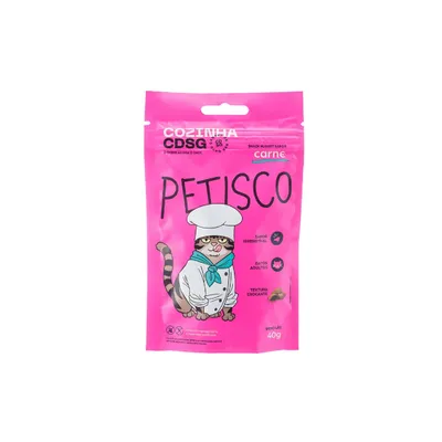 Petisco Nugget para Gatos Carne Cansei de Ser Gato