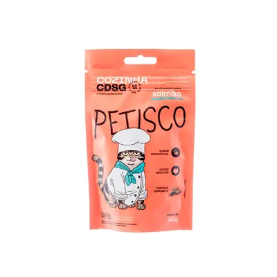 Petisco Nugget para Gatos Salmão Cansei de Ser Gato