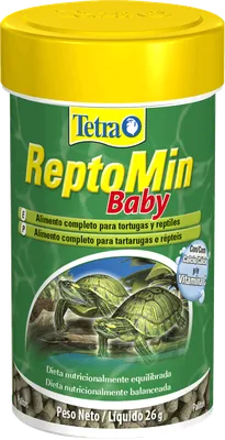 Reptomin Baby Tetra para Tartarugas Aquáticas e Répteis