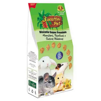Biscoito para Roedores Biscottini Pet