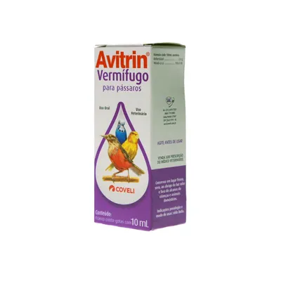 Avitrin Vermífugo para Pássaros
