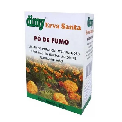 Pó de Fumo Erva Santa para Jardim Dimy