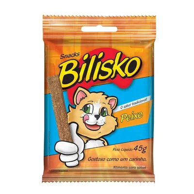Petisco Bilisko Snacks Gato Peixe