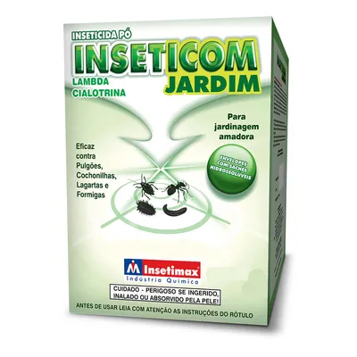 Inseticida Inseticom Jardim Pó Insetimax