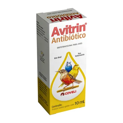 Avitrin Antibiótico para Pássaros