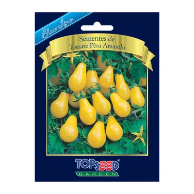 Sementes de Tomate Pêra Amarelo Blue Line Topseed Garden