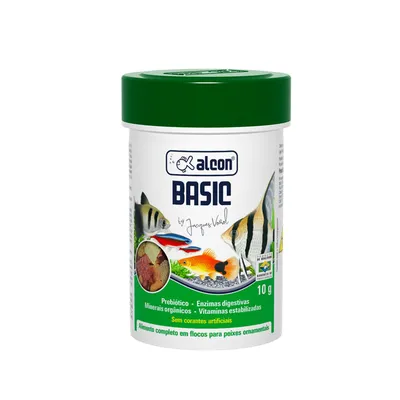Ração em Flocos para Peixes Basic Alcon