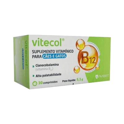 Suplemento Vitamínico para Cães e Gatos Vitecol