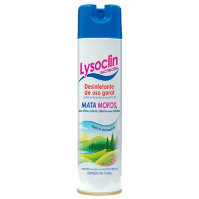 Desinfetante Aerosol Lysoclin Bactericida