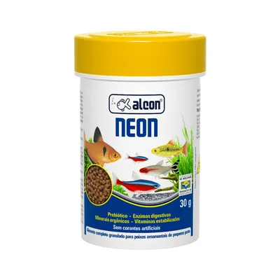Ração Granulada Neon para Peixes Alcon