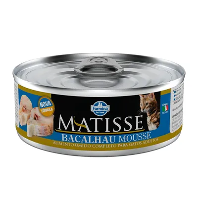 Ração Úmida Matisse Mousse Gatos Adultos Bacalhau