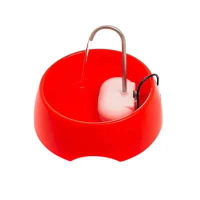 Fonte Bebedouro Aqua Mini Amicus Bivolt Vermelha