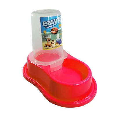 Bebedouro Plástico Anti-Formiga Automático Furacão Pet Vermelho