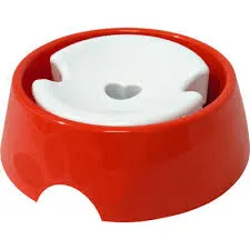 Bebedouro Classic Pelos Longos Furacão Pet Vermelho
