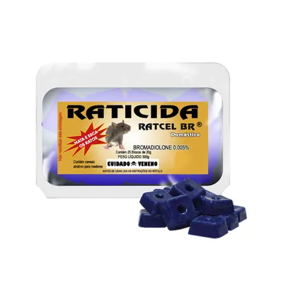 Raticida Ratcel em Bloco Tecnocell
