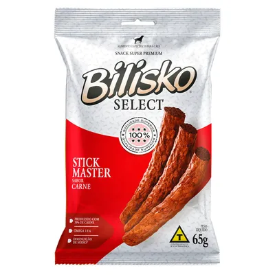 Petisco Bilisko Palito de Carne para Cães