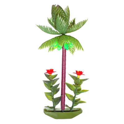 Planta Plástica para Aquário Coqueirinho Tudo Pet