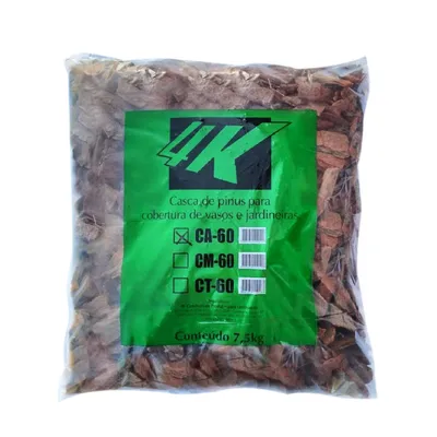 Casca de Pinus Picadas Quatro k