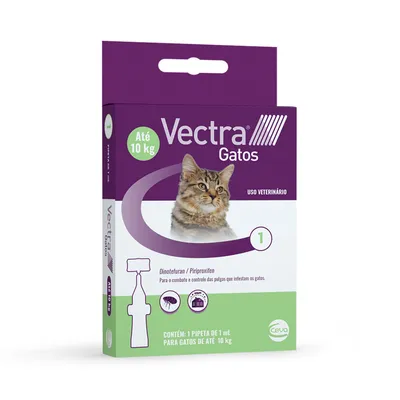 Antipulgas Vectra Gatos até 10 kg Ceva 1 ml