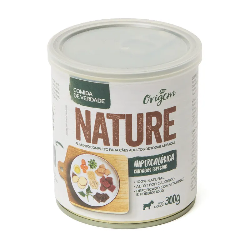 Ração Úmida para Cães Adultos Origem Nature Hipercalórica
