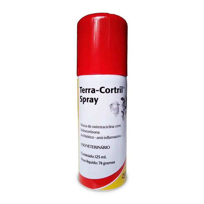 Terra Cortril Spray para Bovinos e Ovinos Zoetis