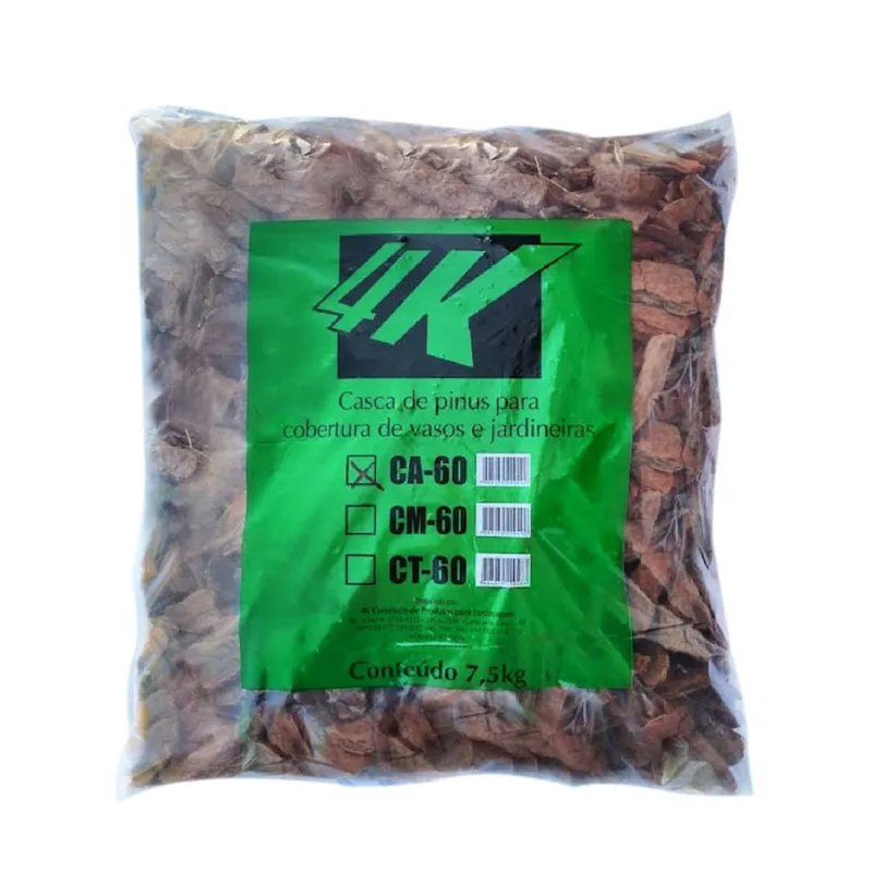 Casca de Pinus Picadas Quatro k