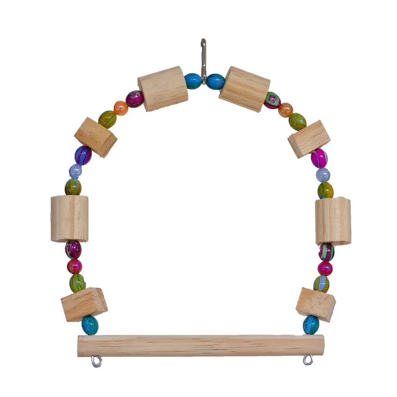Brinquedo para Aves Arco Color Real Brinquedos Pet